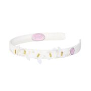 Diadeem Julieta vlinder, wit - SOUZA 104286